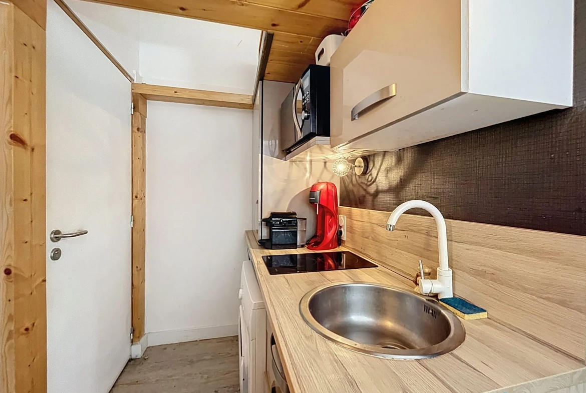 Studio lumineux de 21m² à Villeurbanne, idéal pour étudiant 