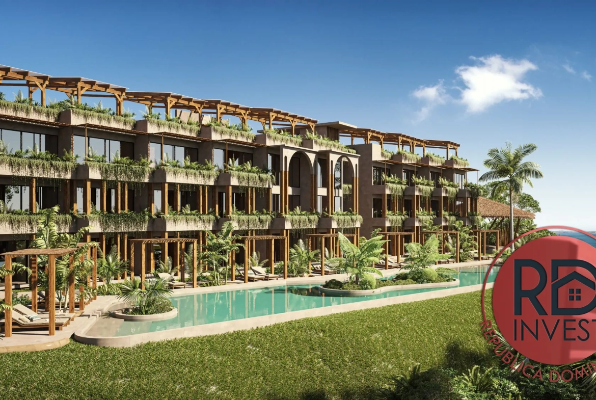 Appartement T2 neuf à Samana avec balcon et stationnement 