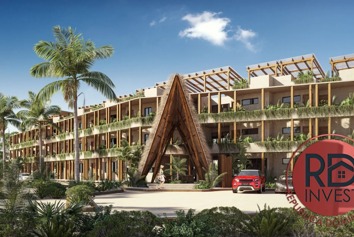 Appartement T2 neuf à Samana avec balcon et stationnement 