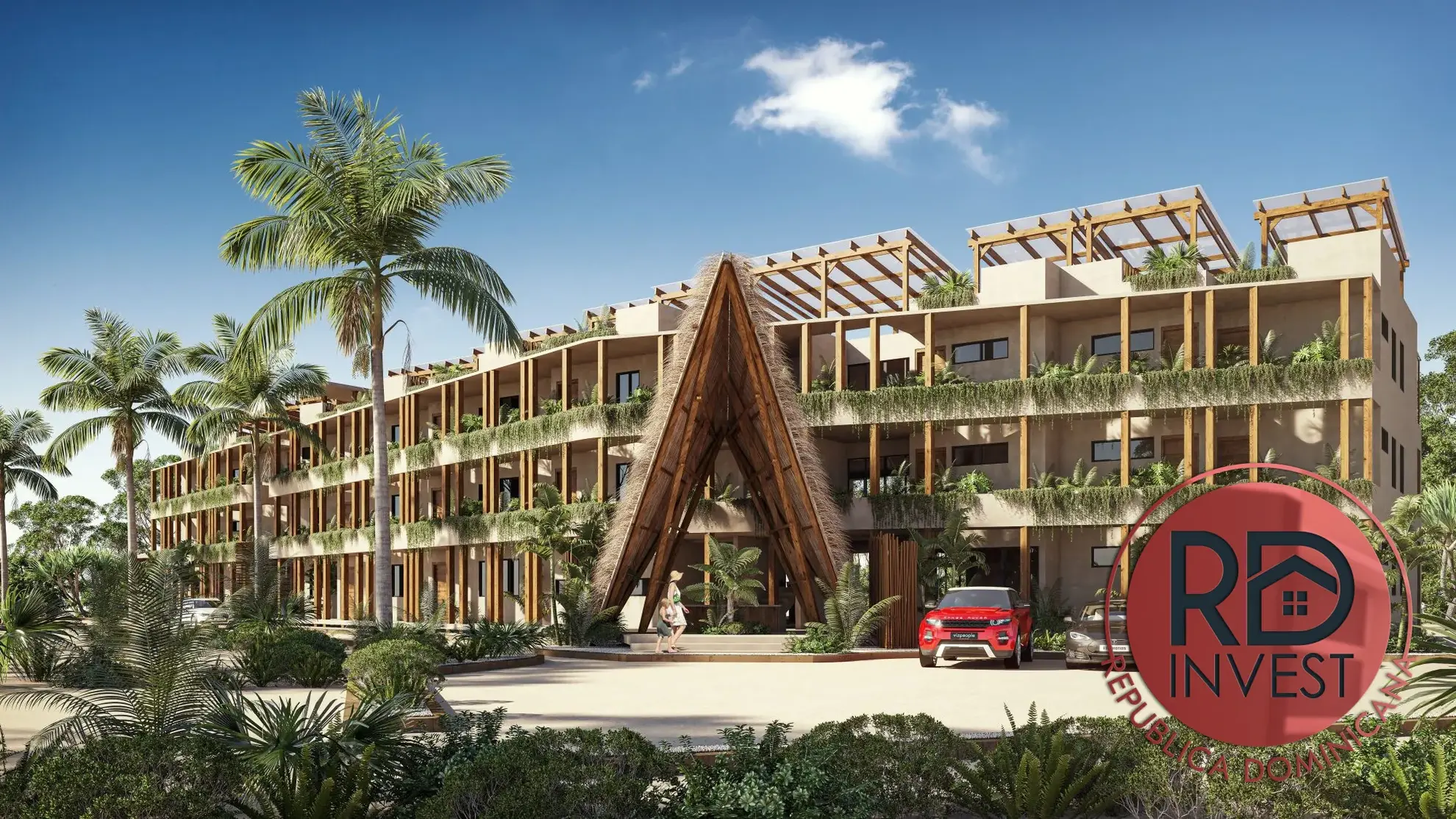 Appartement T2 neuf à Samana avec balcon et stationnement 
