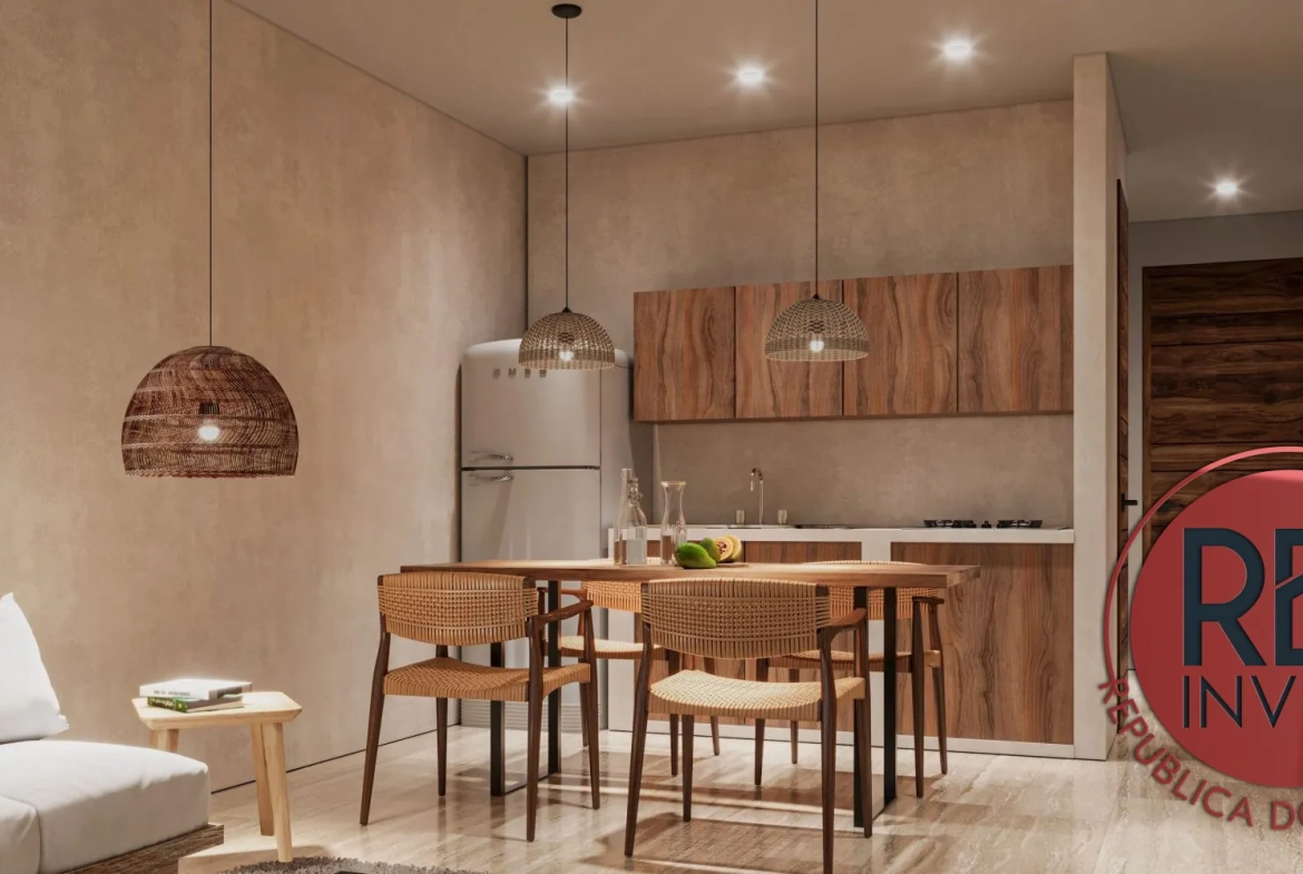 Appartement T2 neuf à Samana avec balcon et stationnement 
