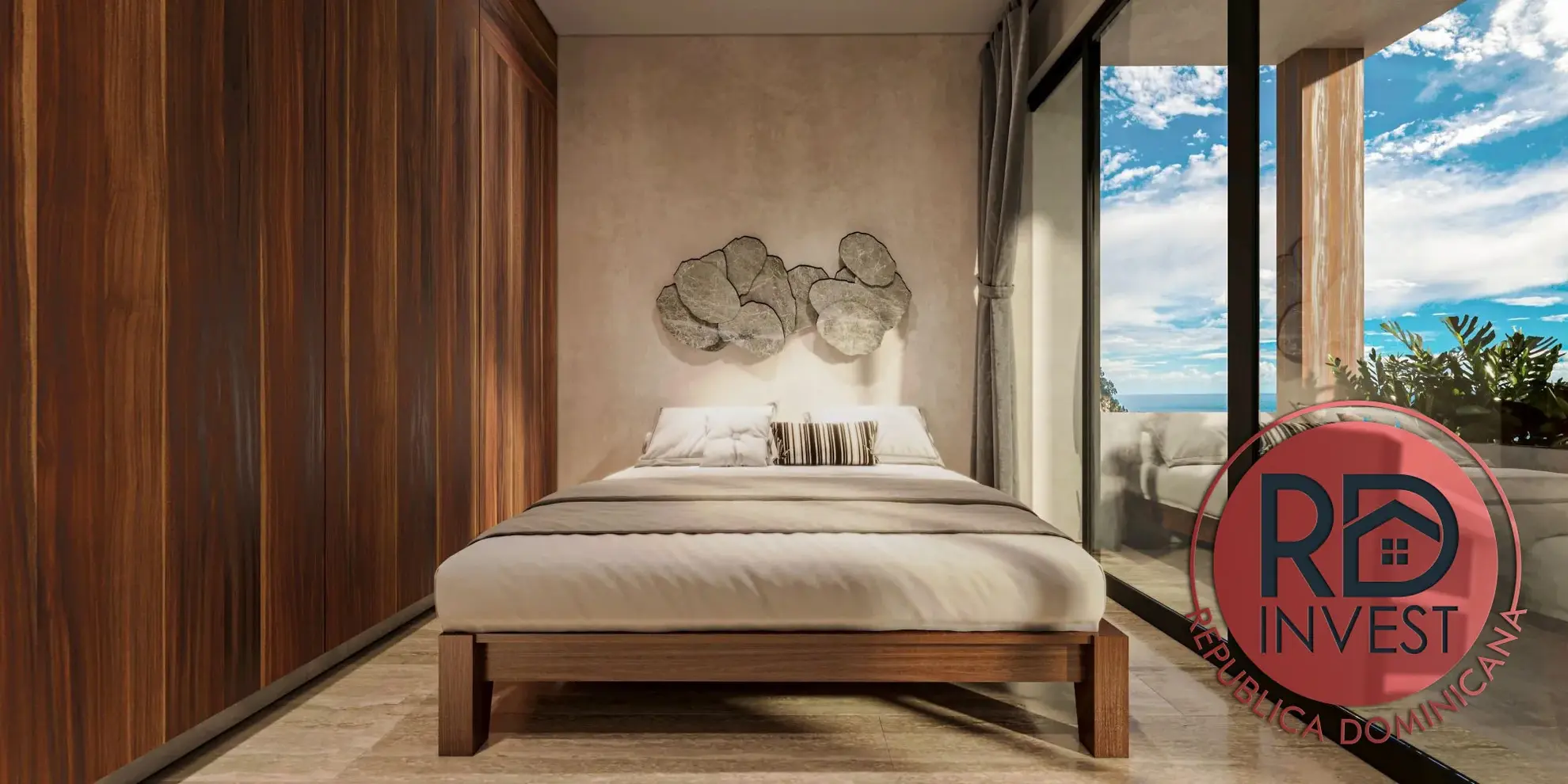 Appartement T2 neuf à Samana avec balcon et stationnement 