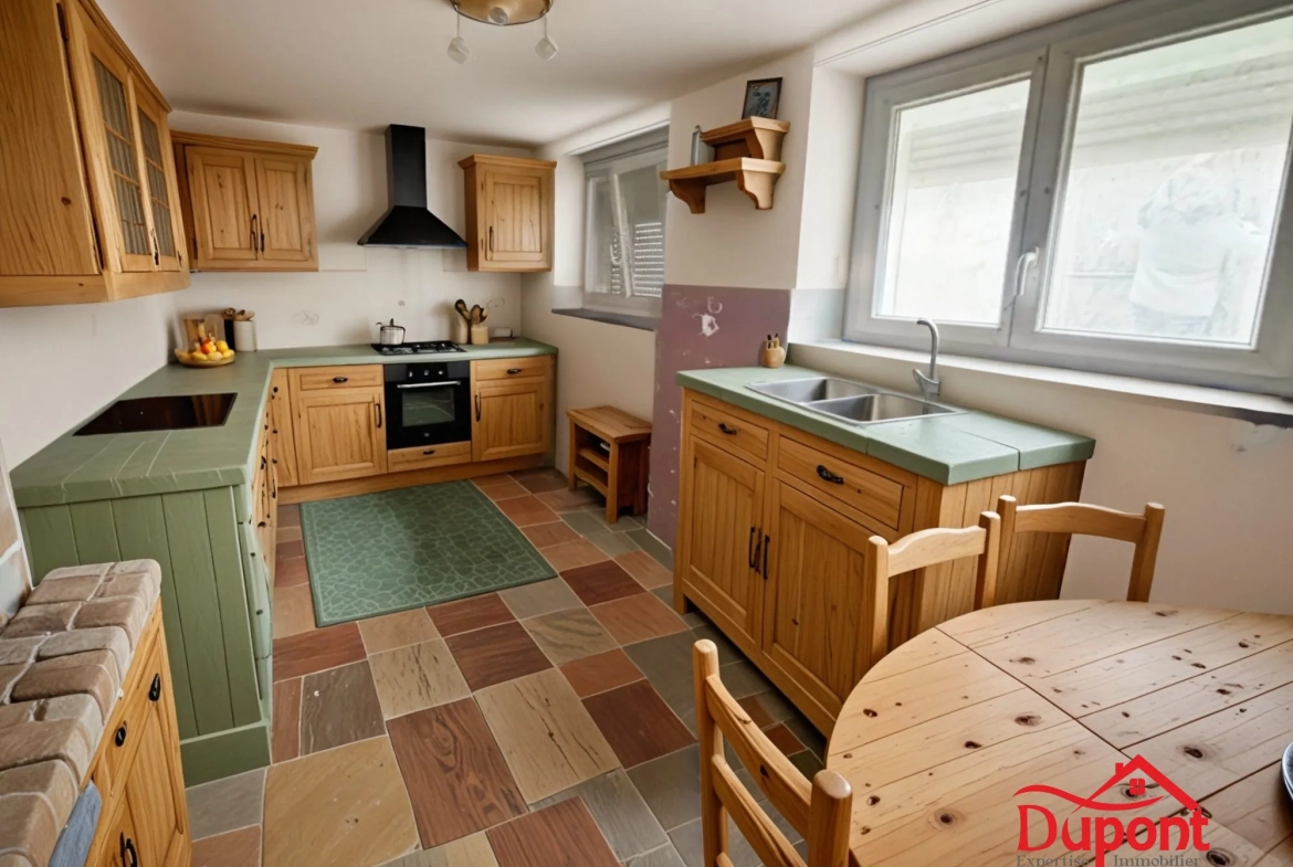 Maison à Maubert-Fontaine à rénover avec 3 chambres et terrain de 200m² 