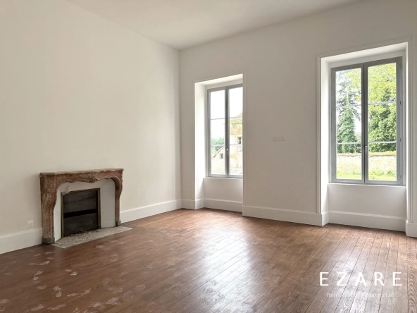 Pièce de vie Appartement 4 pièces avec jardin privé à Demigny, proximité Beaune