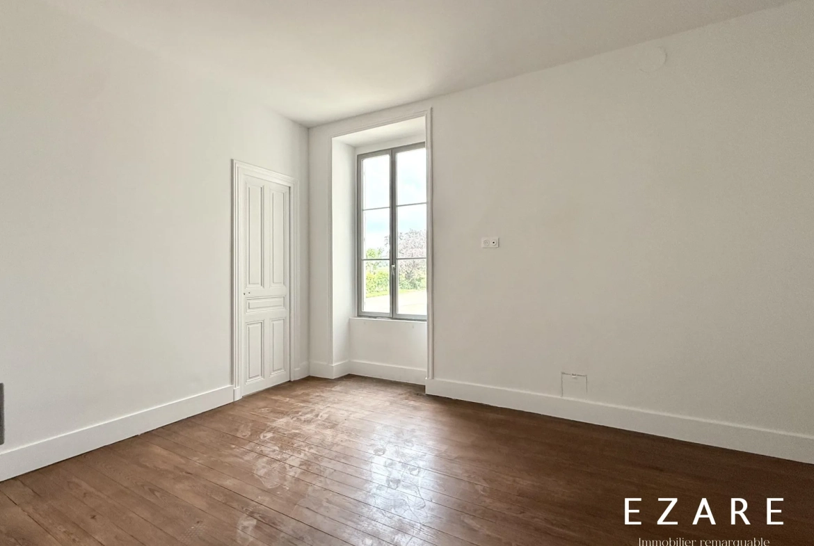 Chambre 2 Appartement 4 pièces avec jardin privé à Demigny, proximité Beaune 