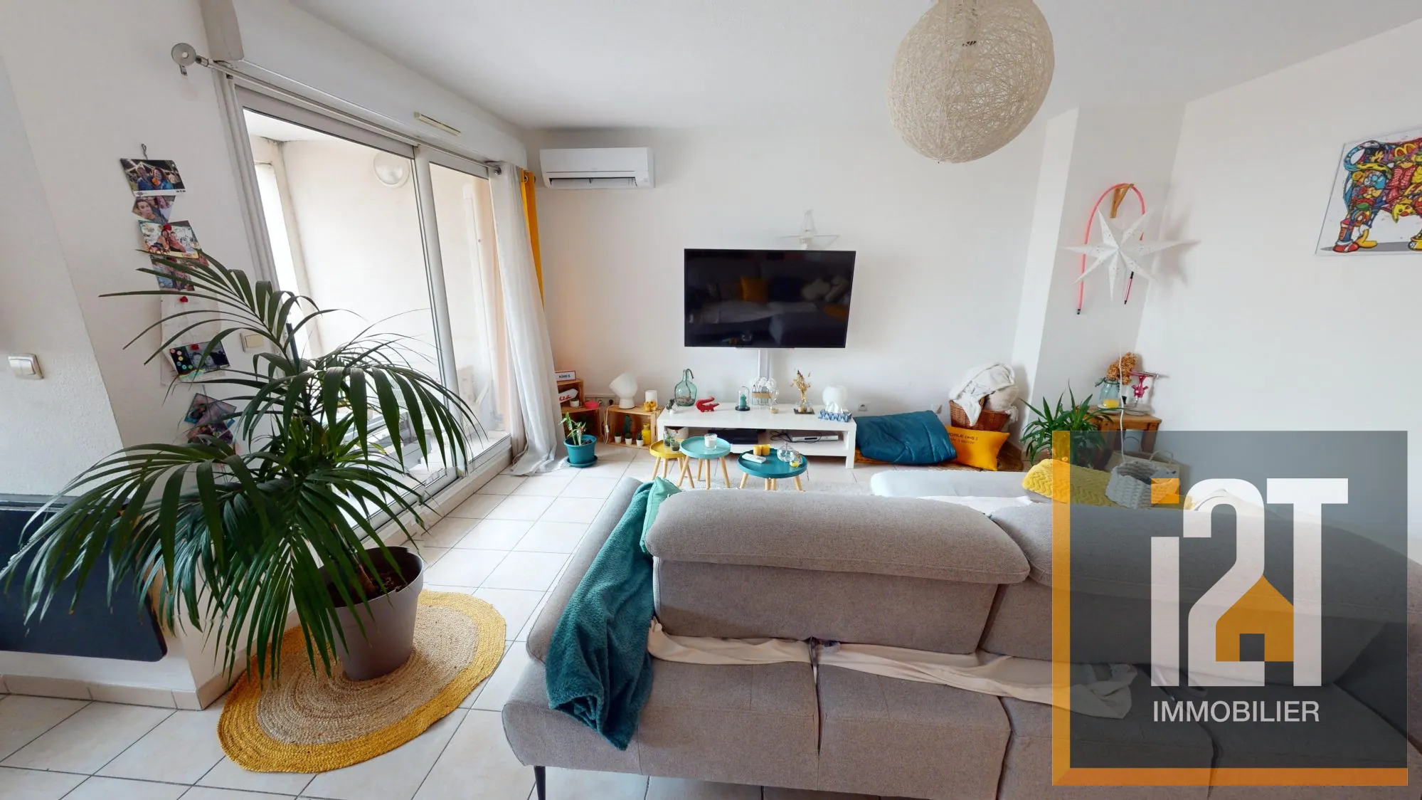 A vendre appartement T2 de 54 m² à Nîmes dans le quartier Jean Jaurès 