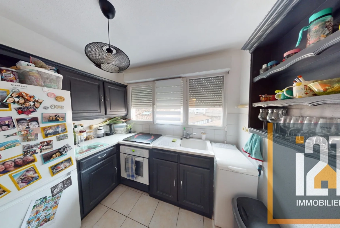 A vendre appartement T2 de 54 m² à Nîmes dans le quartier Jean Jaurès 