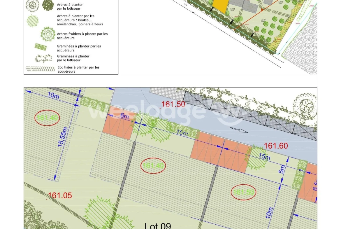Terrain constructible et viabilisé de 363 m² à Grisy-les-Plâtres 