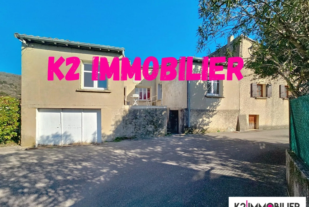 Maison mitoyenne de 97 m² avec terrasse, garage et jardin à Alissas 