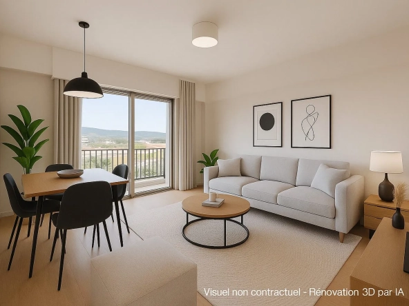 Appartement F2 à Ajaccio avec terrasse et parking, quartier Laetitia