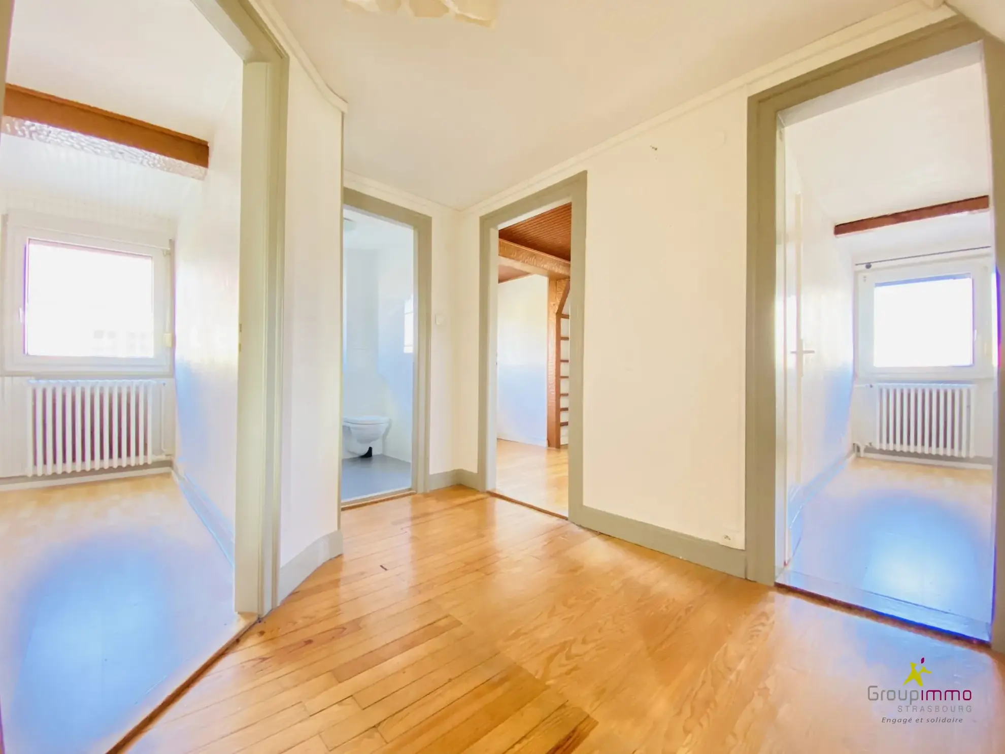 Bel appartement lumineux en dernier étage à Strasbourg Neudorf 