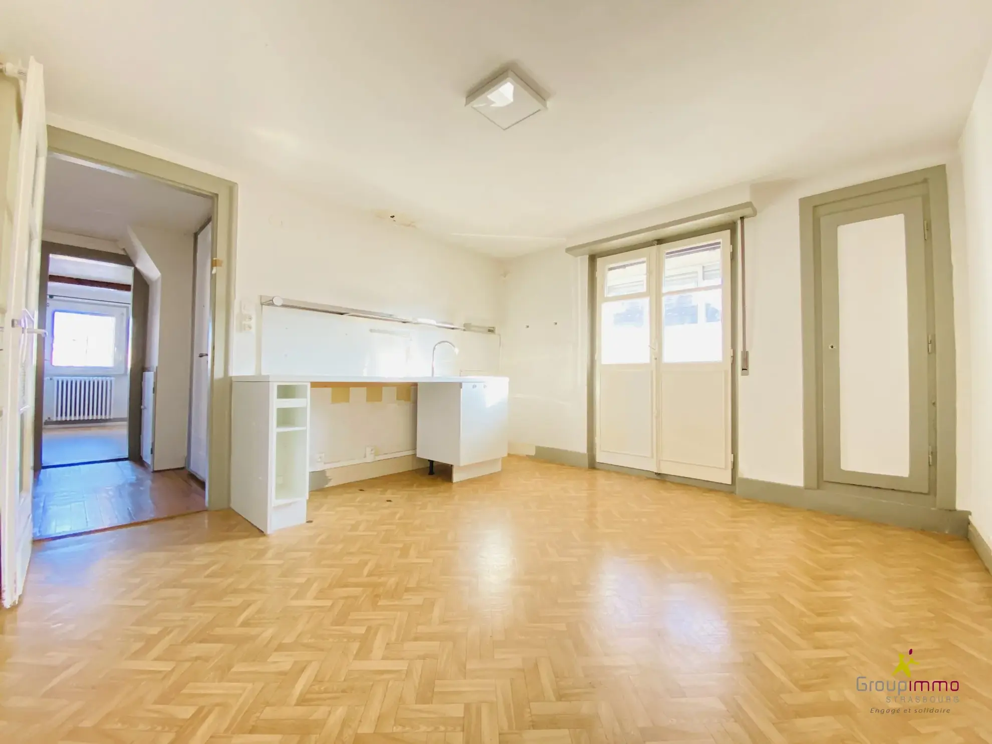 Bel appartement lumineux en dernier étage à Strasbourg Neudorf 