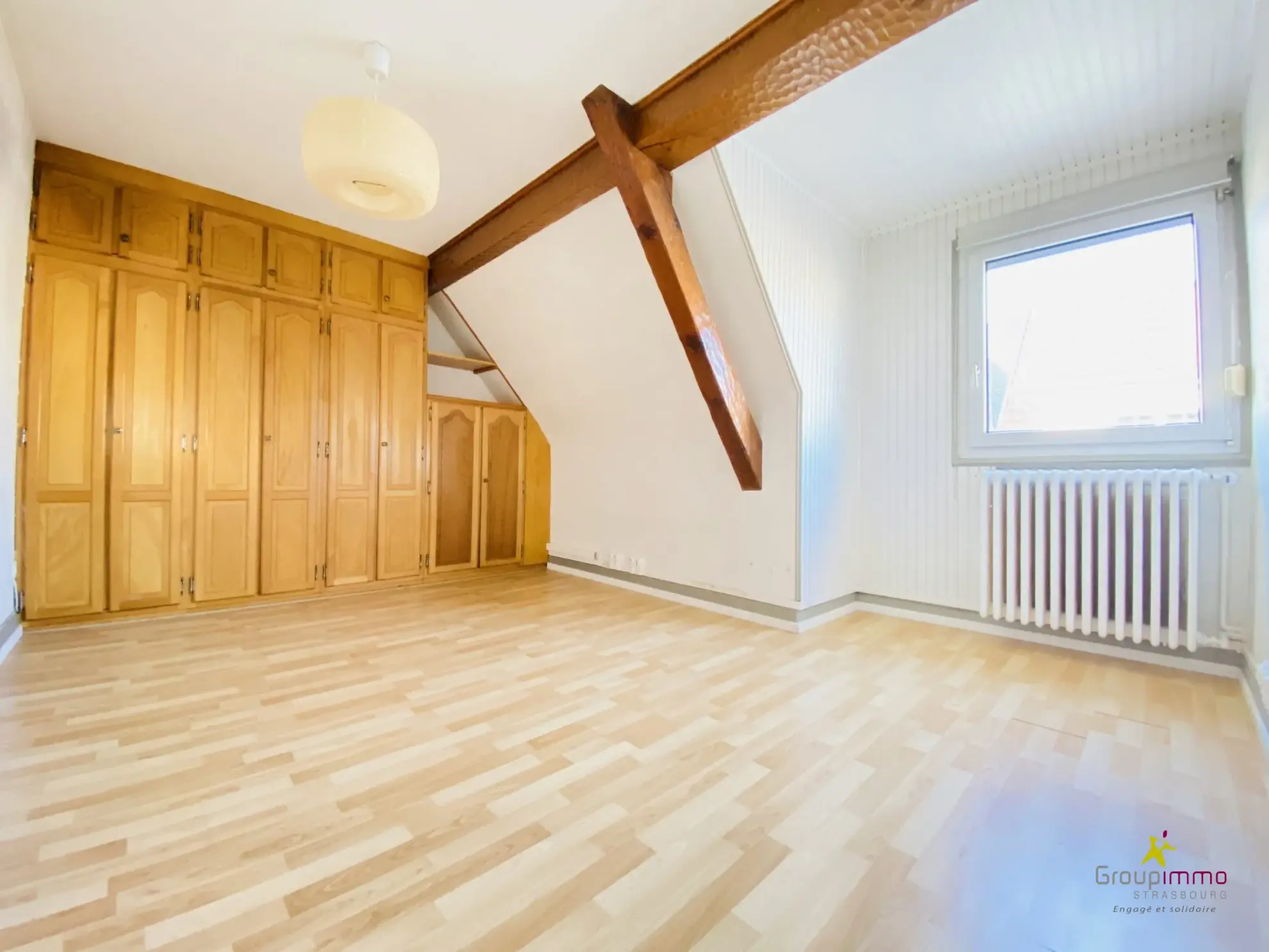 Bel appartement lumineux en dernier étage à Strasbourg Neudorf 