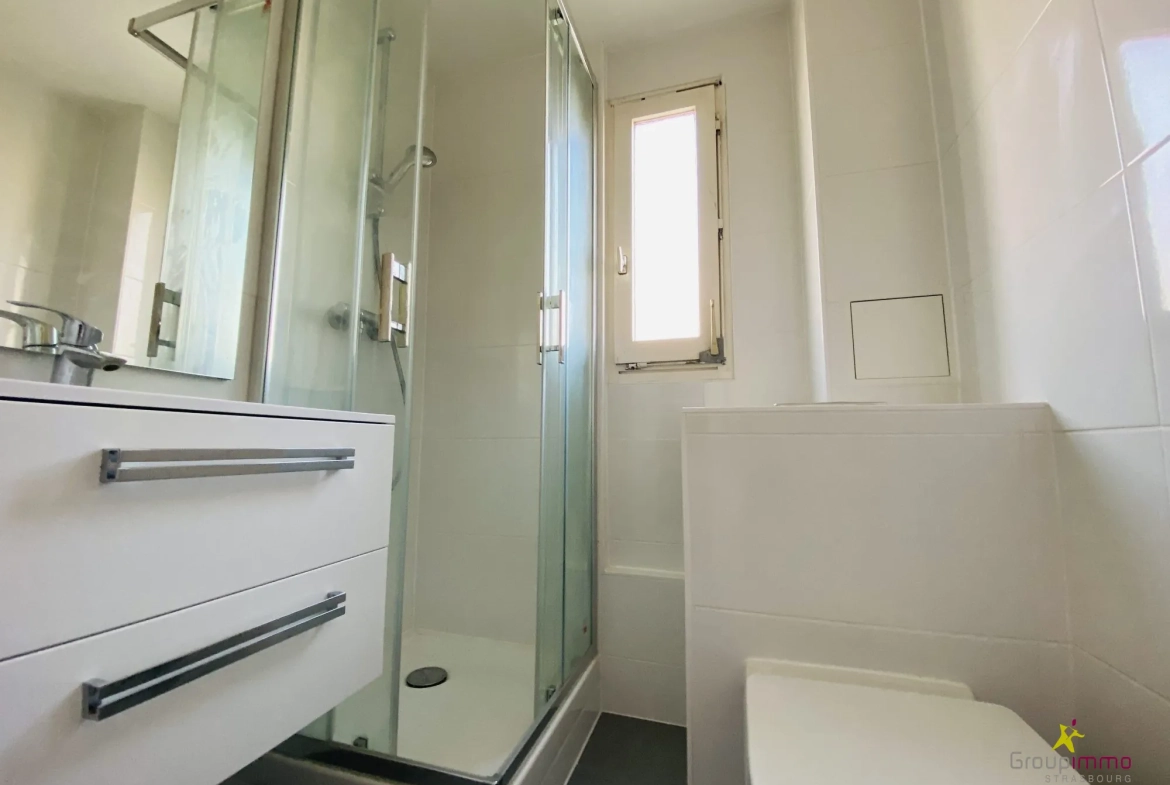 Bel appartement lumineux en dernier étage à Strasbourg Neudorf 