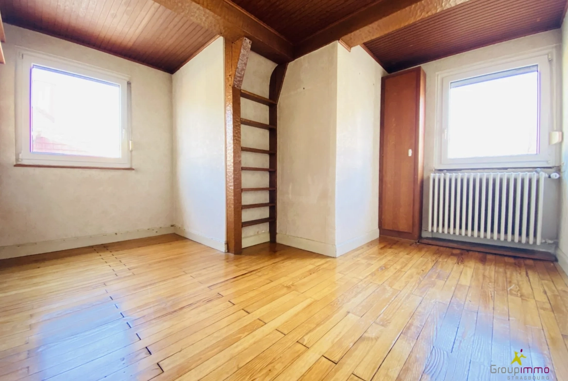 Bel appartement lumineux en dernier étage à Strasbourg Neudorf 