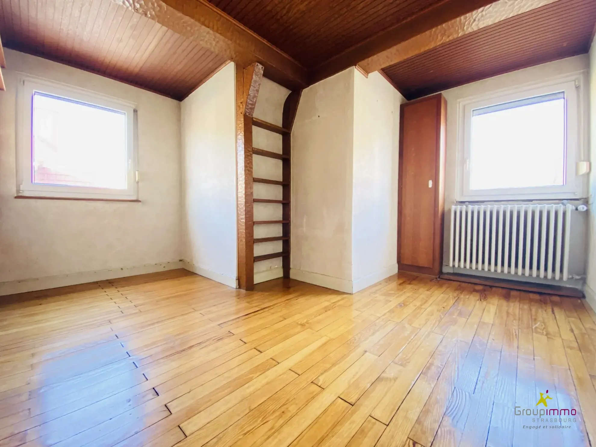 Bel appartement lumineux en dernier étage à Strasbourg Neudorf 
