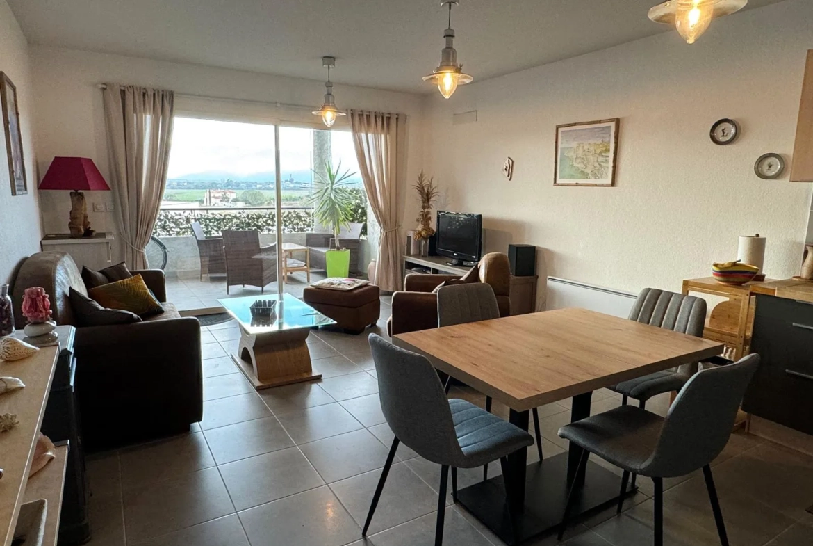 Appartement T2 meublé à Aléria avec terrasse et vue montagne 