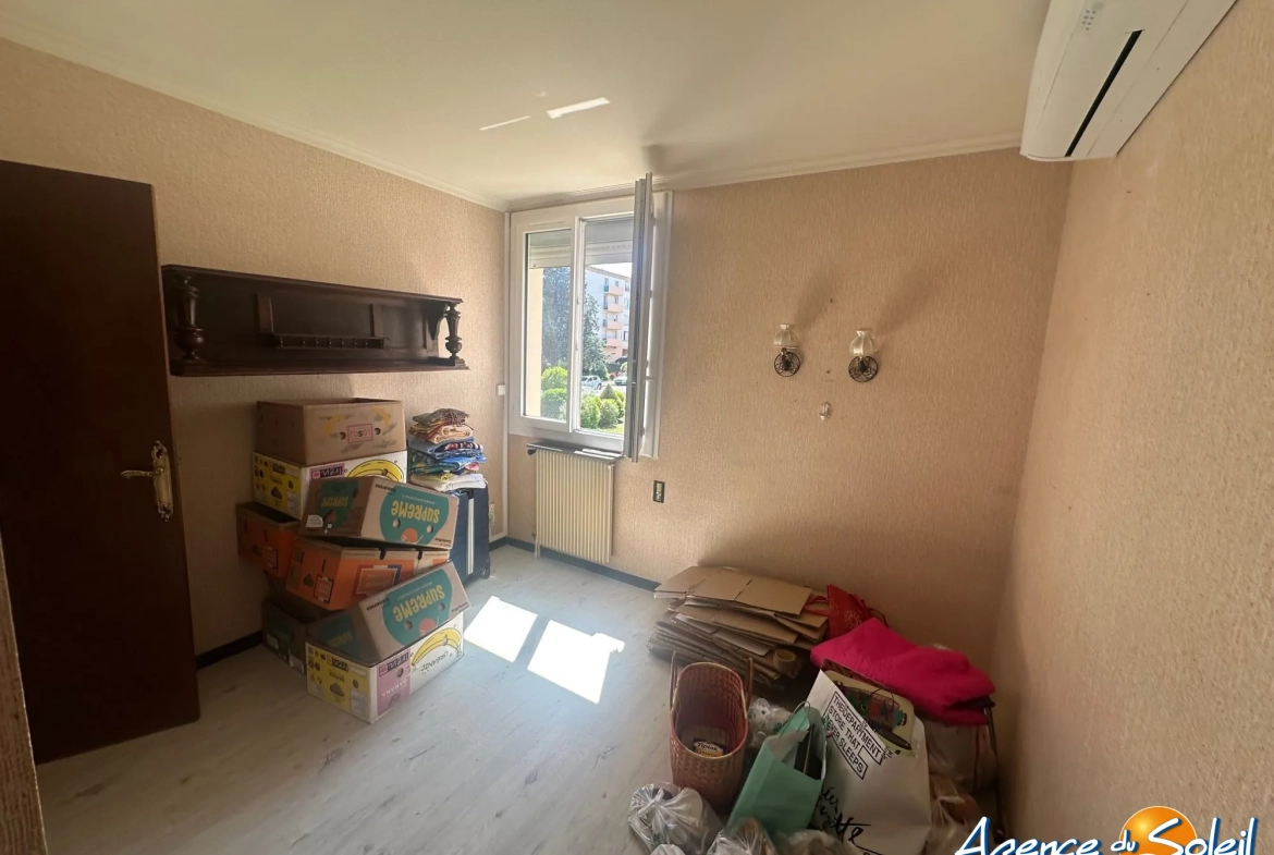 Chambre 1 Appartement T3 lumineux à vendre à Beziers avec garage et cave 