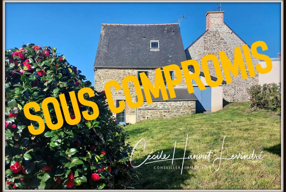 Maison en pierre avec terrain à bâtir à Pleine-Fougères, idéal investisseur 