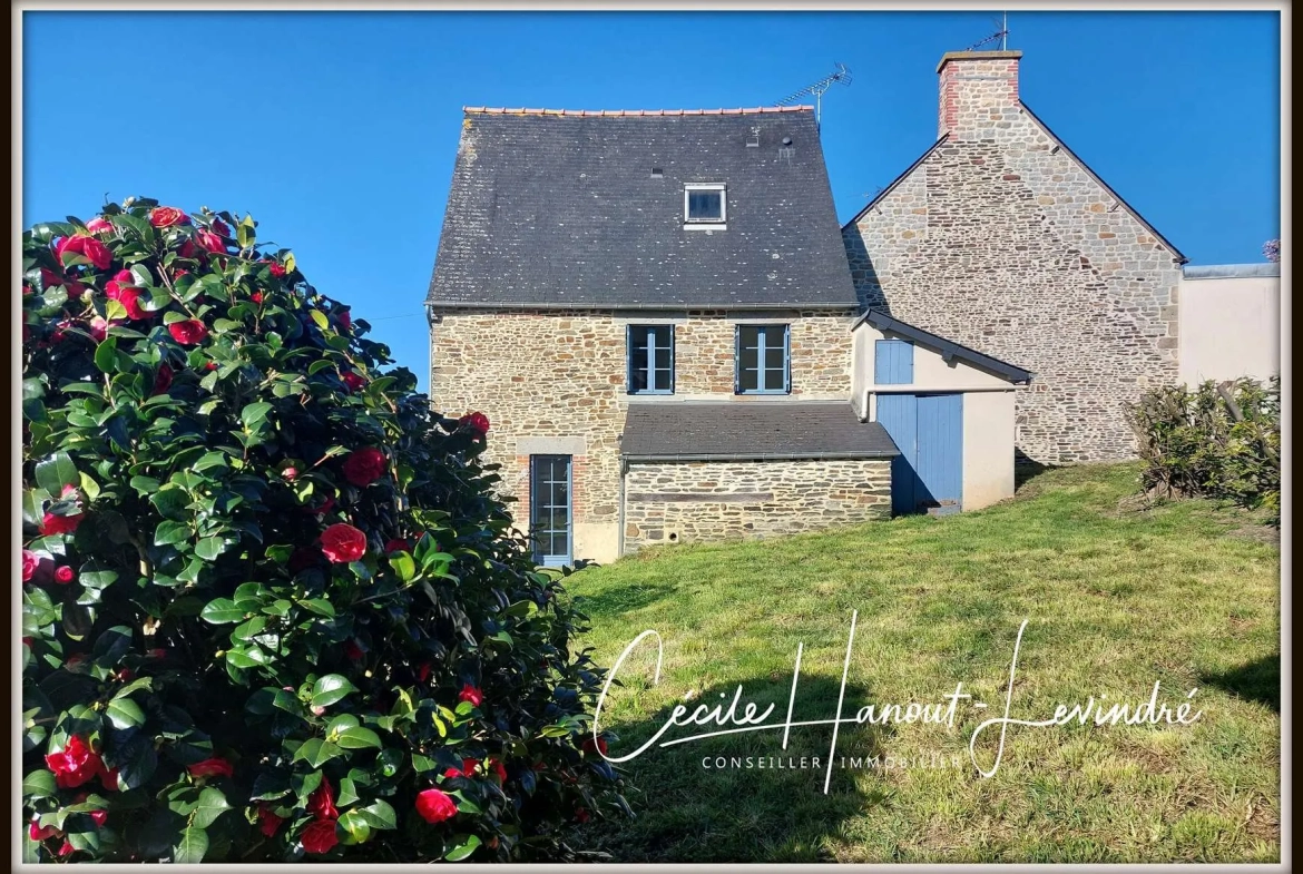 Maison en pierre avec terrain à bâtir à Pleine-Fougères, idéal investisseur 