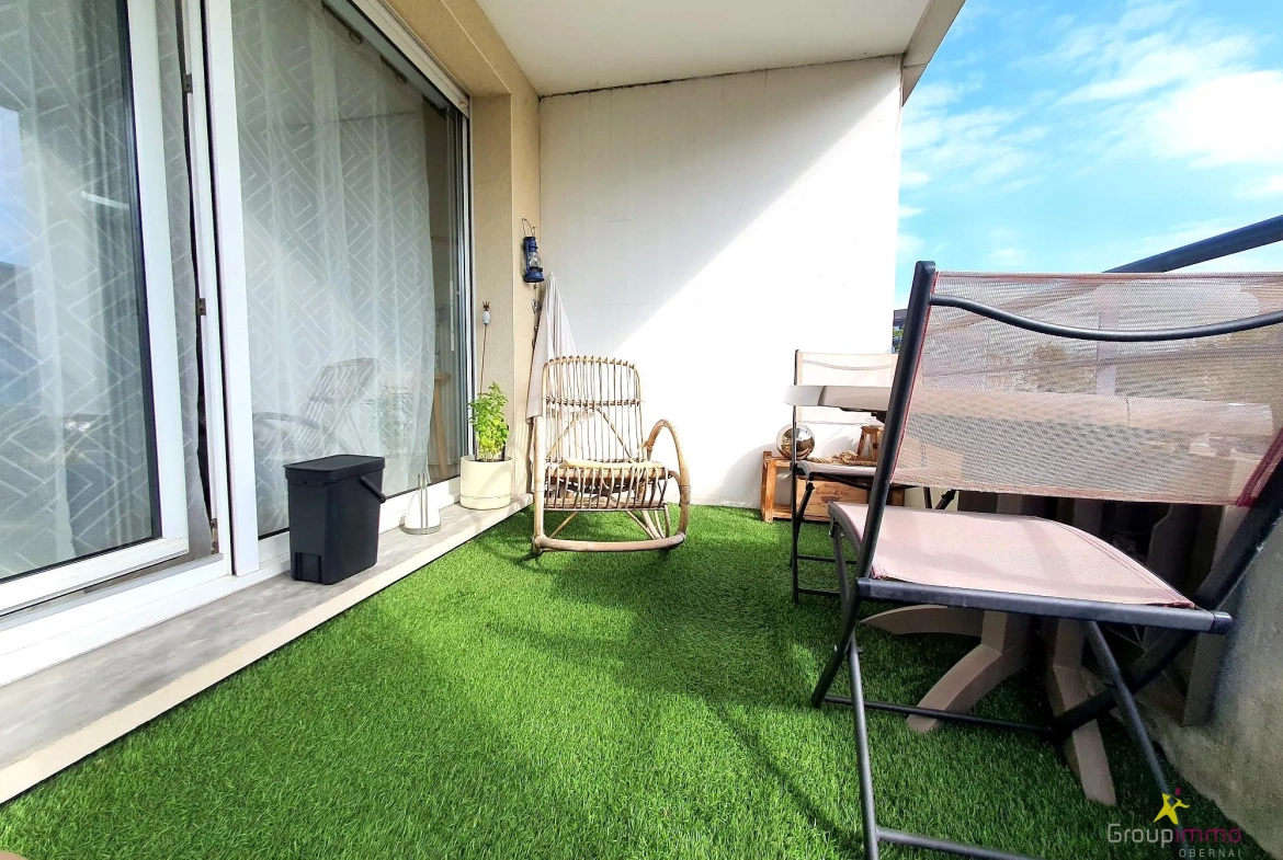 Appartement 3 pièces avec terrasse à Illkirch-Graffenstaden - Excellent investissement 