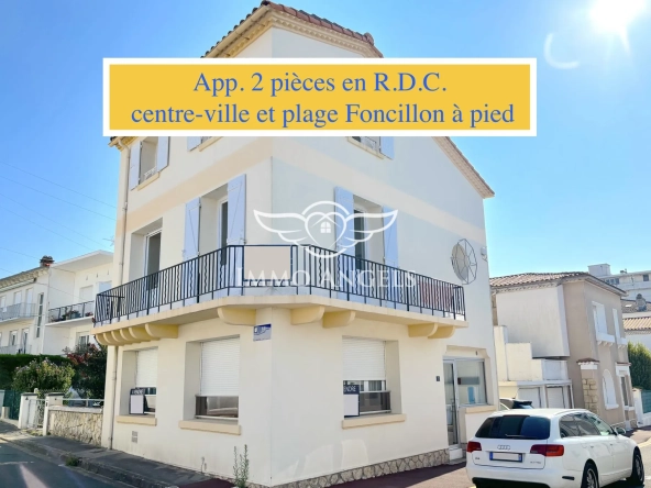 Appartement 2 pièces en rez-de-chaussée à Royan près de la plage Foncillon