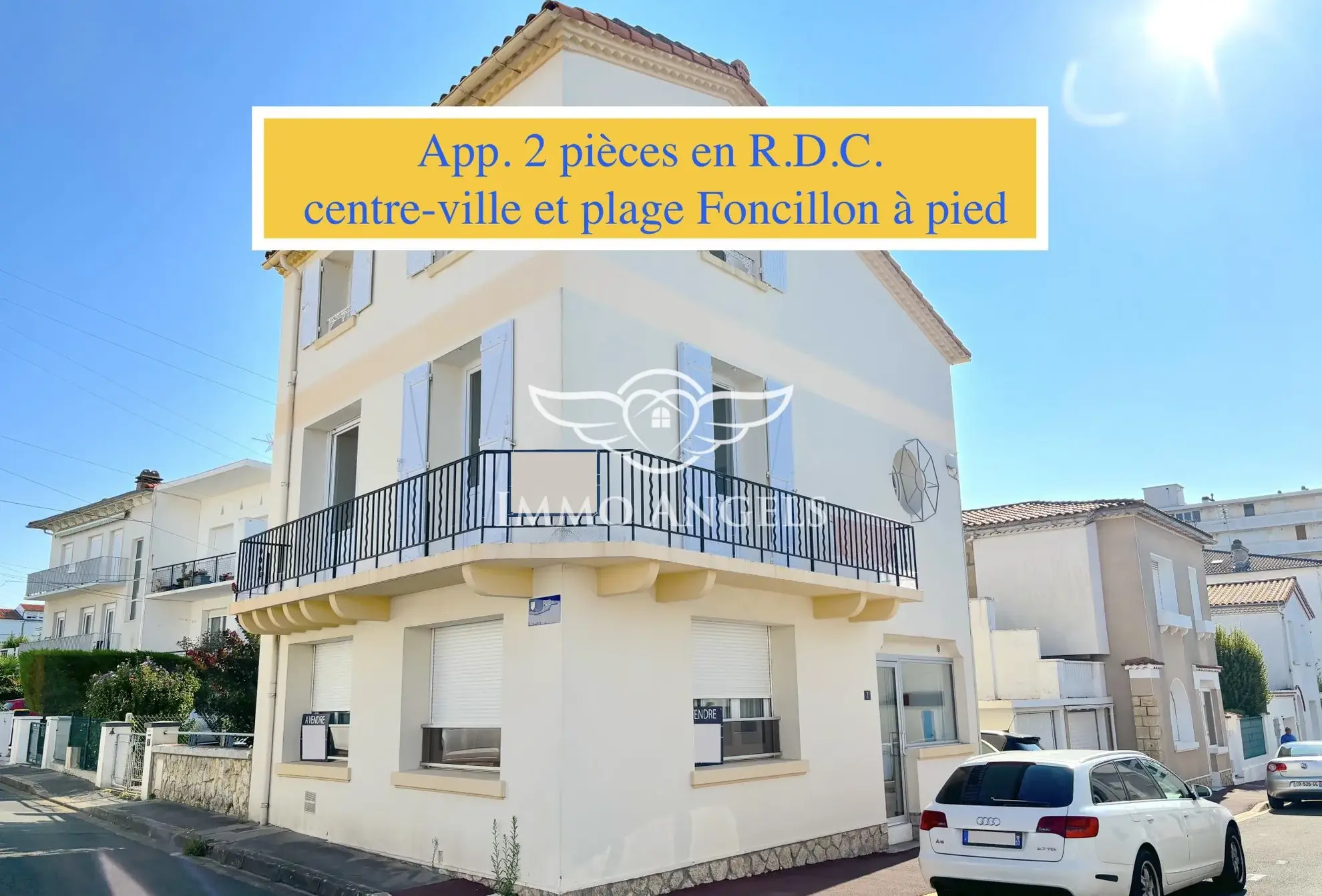 Appartement 2 pièces en rez-de-chaussée à Royan près de la plage Foncillon 