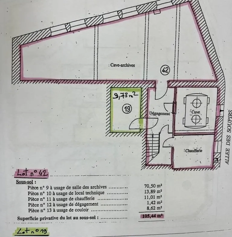 Bureaux polyvalents avec possibilité d'aménagement résidentiel à Mende (48000) 