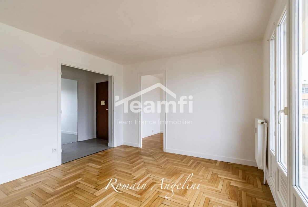Appartement 4 pièces rénové à vendre à Villeurbanne, secteur Buers 
