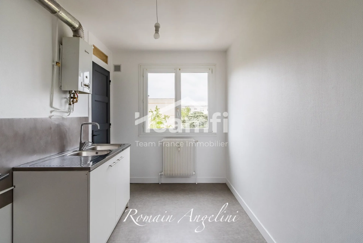Appartement 4 pièces rénové à vendre à Villeurbanne, secteur Buers 