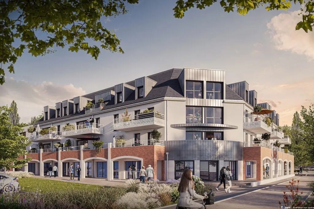 Appartement neuf à vendre à Pont-l'Abbé - Résidence moderne avec balcon et parking 