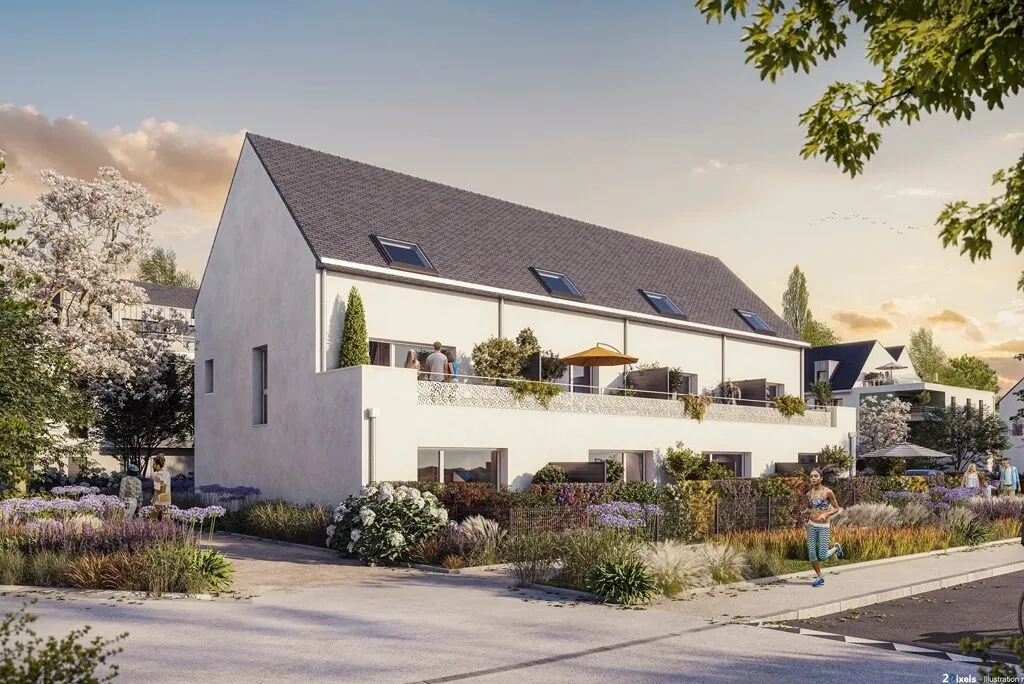 Appartement neuf à vendre à Pont-l'Abbé - Résidence moderne avec balcon et parking 