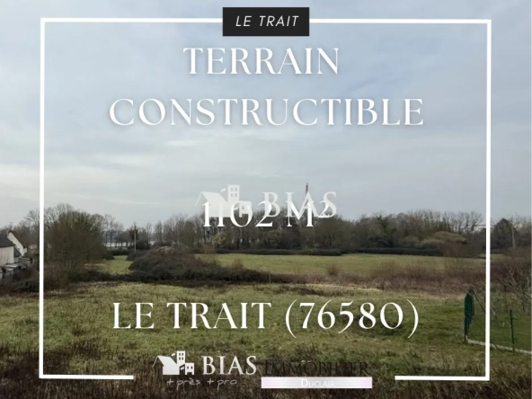 Terrain à vendre à Le Trait avec Vue sur la Seine - 1102 m²