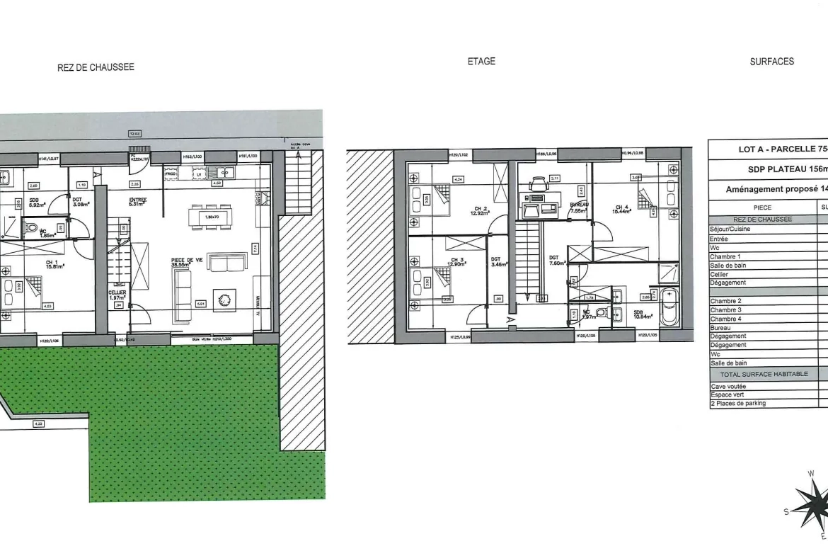 À vendre maison de 156 m2 à Saint Just Chaleyssin avec terrain et stationnement 