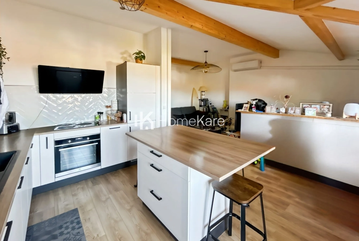 Appartement T2 rénové avec grande terrasse à Toulouse (31200) 