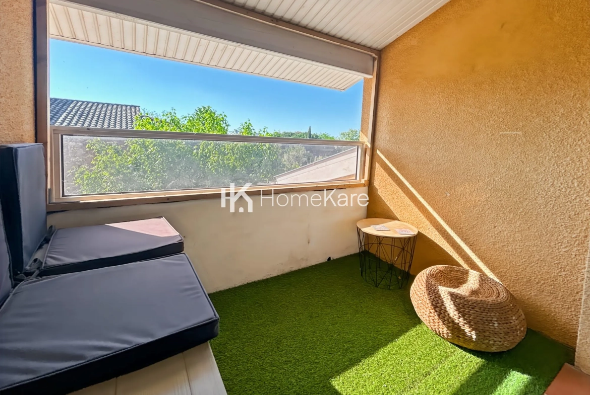 Appartement T2 rénové avec grande terrasse à Toulouse (31200) 