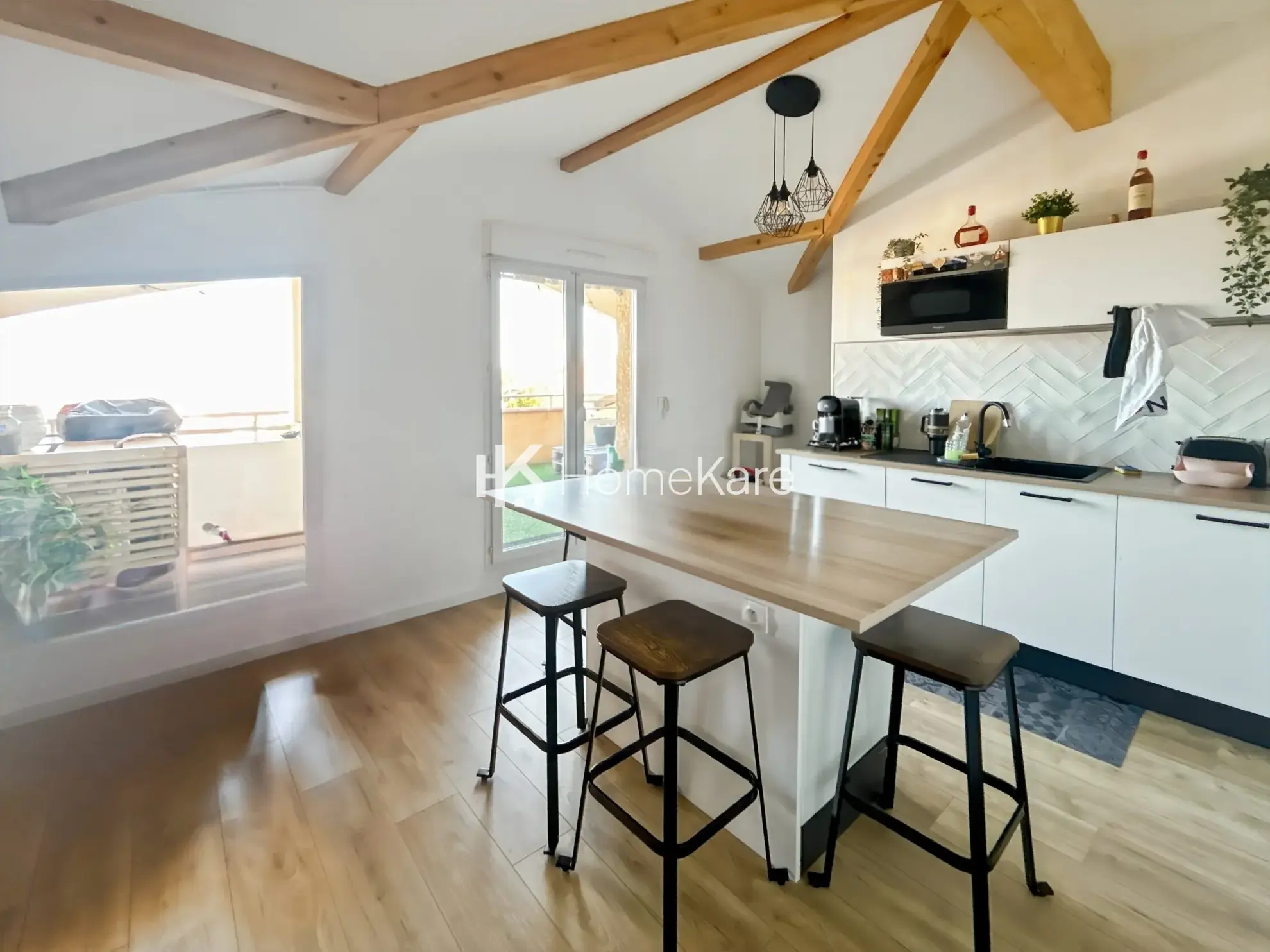 Appartement T2 rénové avec grande terrasse à Toulouse (31200) 