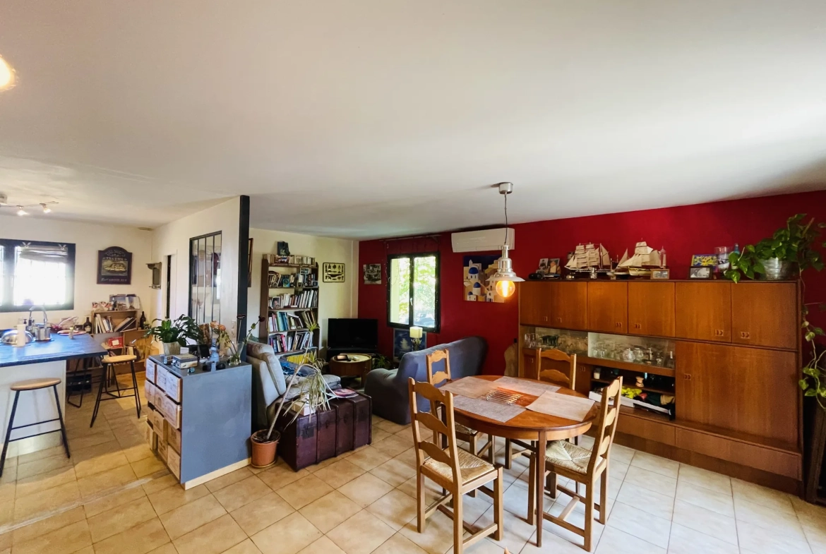 Maison de plain-pied 3 chambres avec jardin à Libourne, proche commodités 