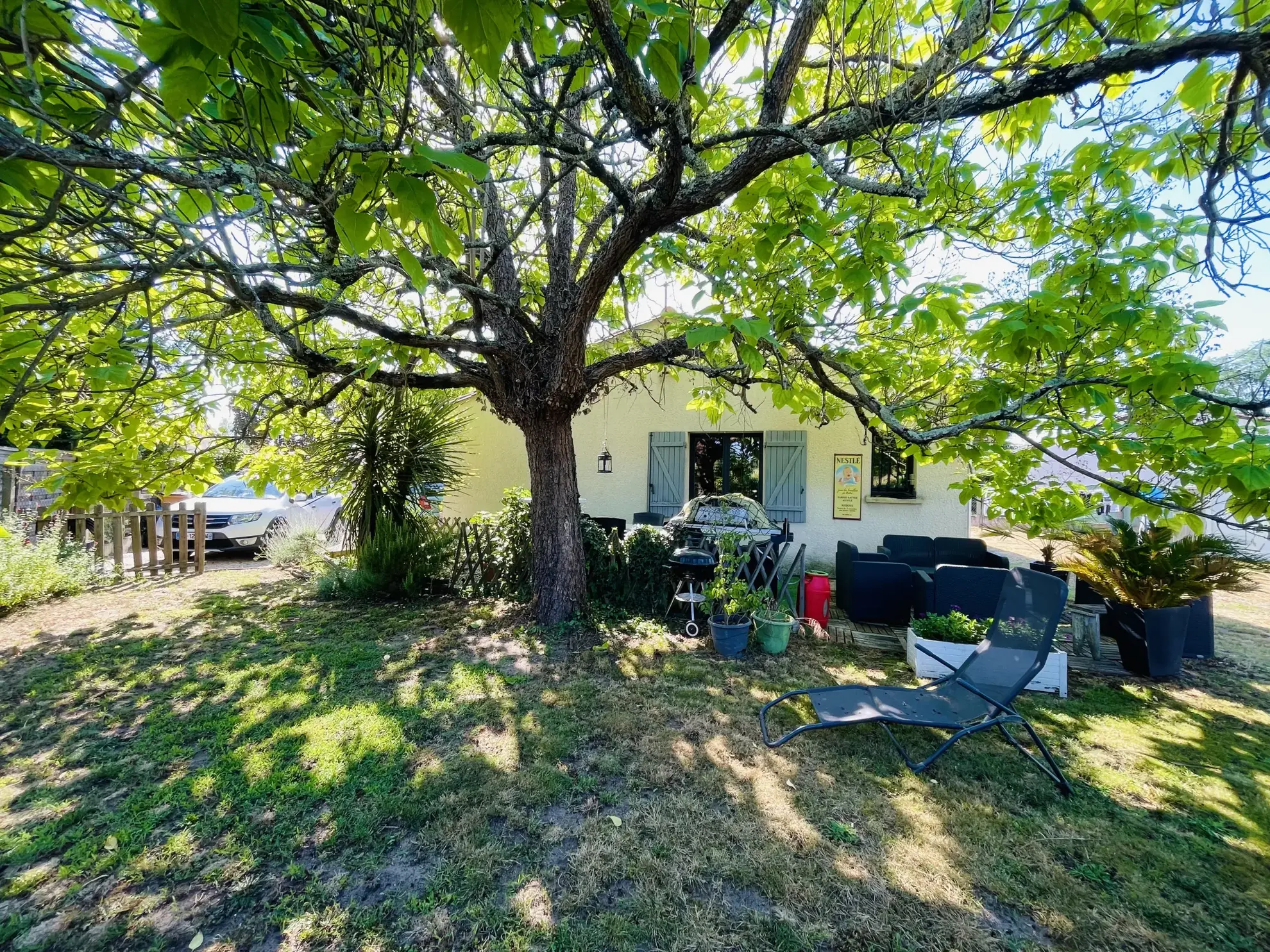 Maison de plain-pied 3 chambres avec jardin à Libourne, proche commodités 