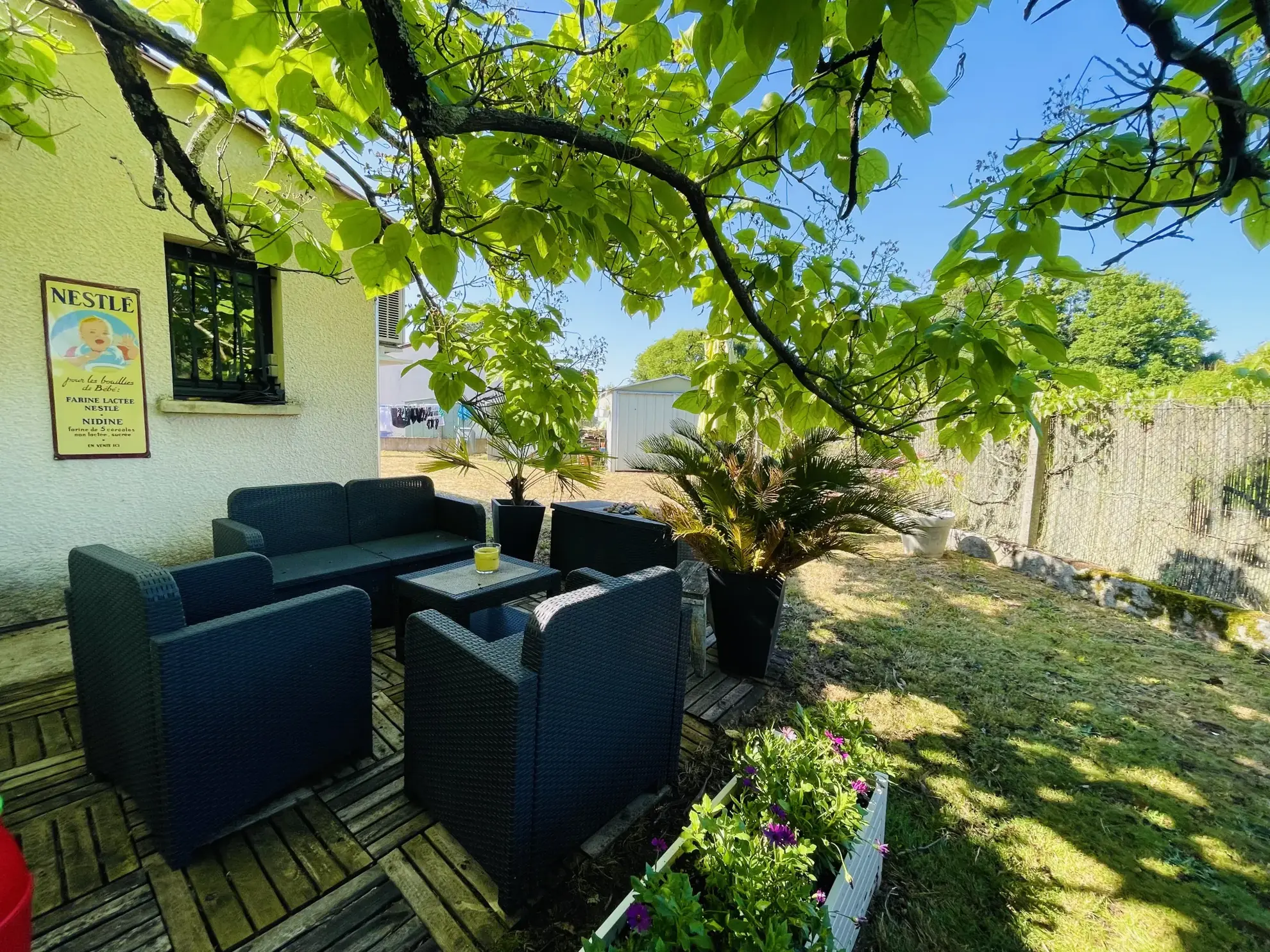 Maison de plain-pied 3 chambres avec jardin à Libourne, proche commodités 