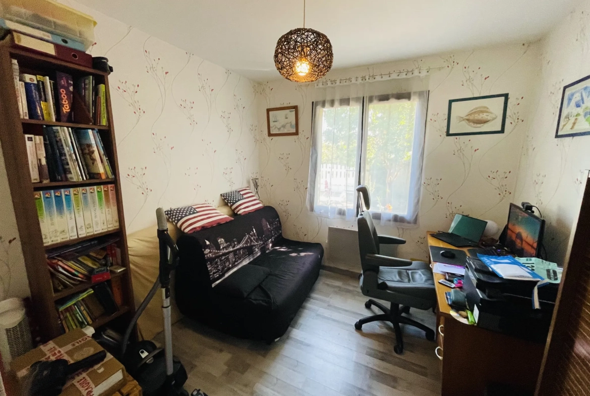 Maison de plain-pied 3 chambres avec jardin à Libourne, proche commodités 