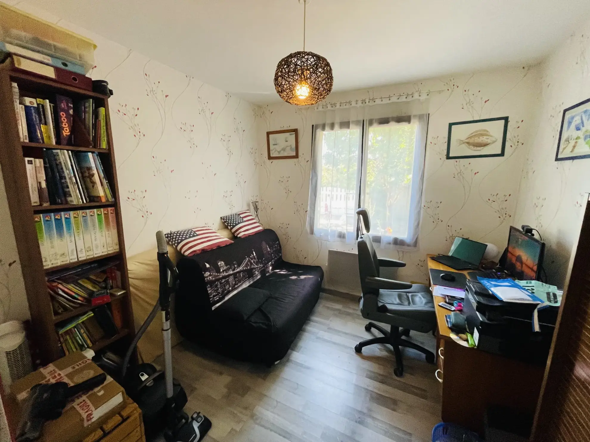 Maison de plain-pied 3 chambres avec jardin à Libourne, proche commodités 