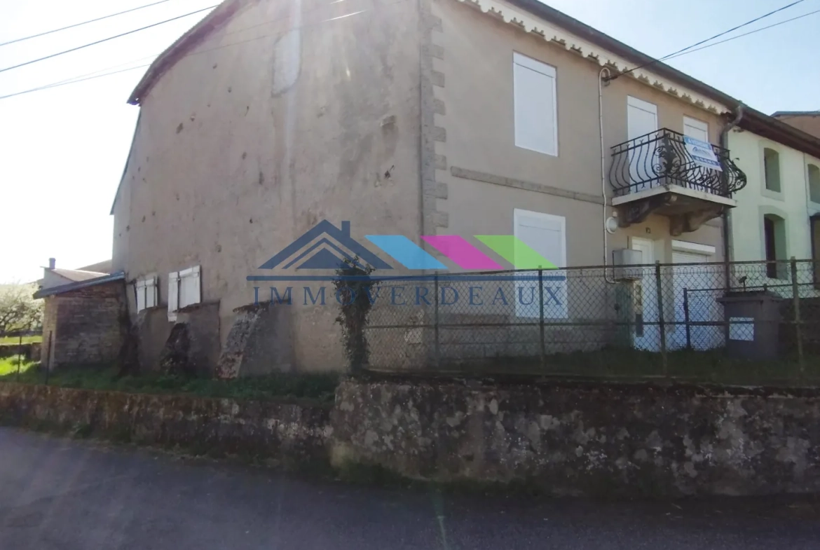Maison rénovée avec jardin à Avricourt en Moselle, proche Sarrebourg et Lunéville 