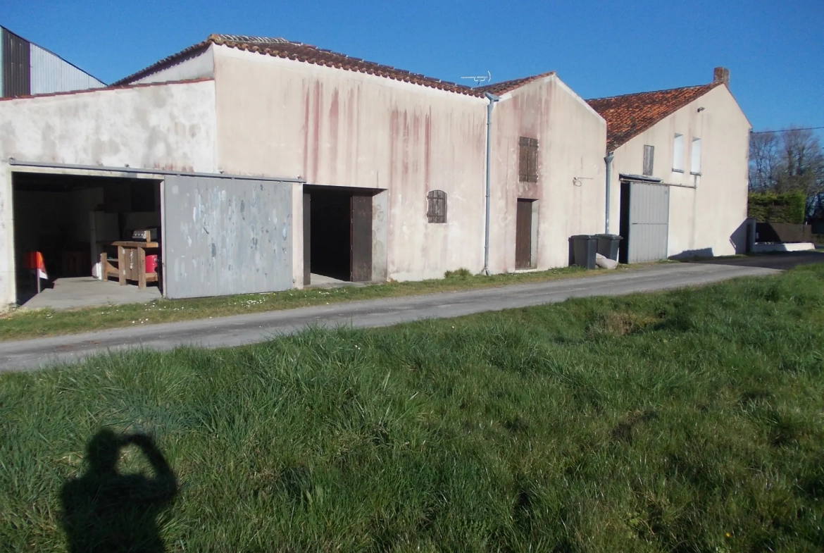 Maison charentaise avec dépendances, piscine, proche Cognac - secteur Saint-Sever 16 