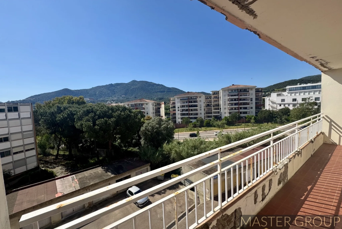 Appartement F3 lumineux avec terrasses à Ajaccio Finosello 