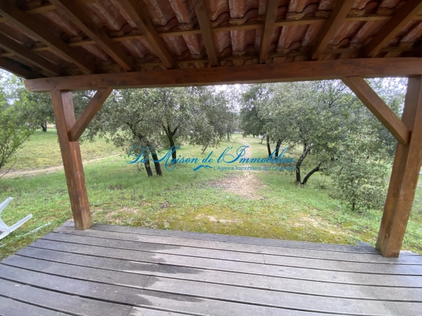 Maison F4 avec terrasse, piscine et vue Cévennes à Sauve