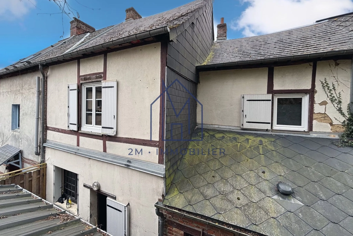 Maison de 100 m² à vendre à Longueville-sur-Scie avec jardin et potentiel locatif 