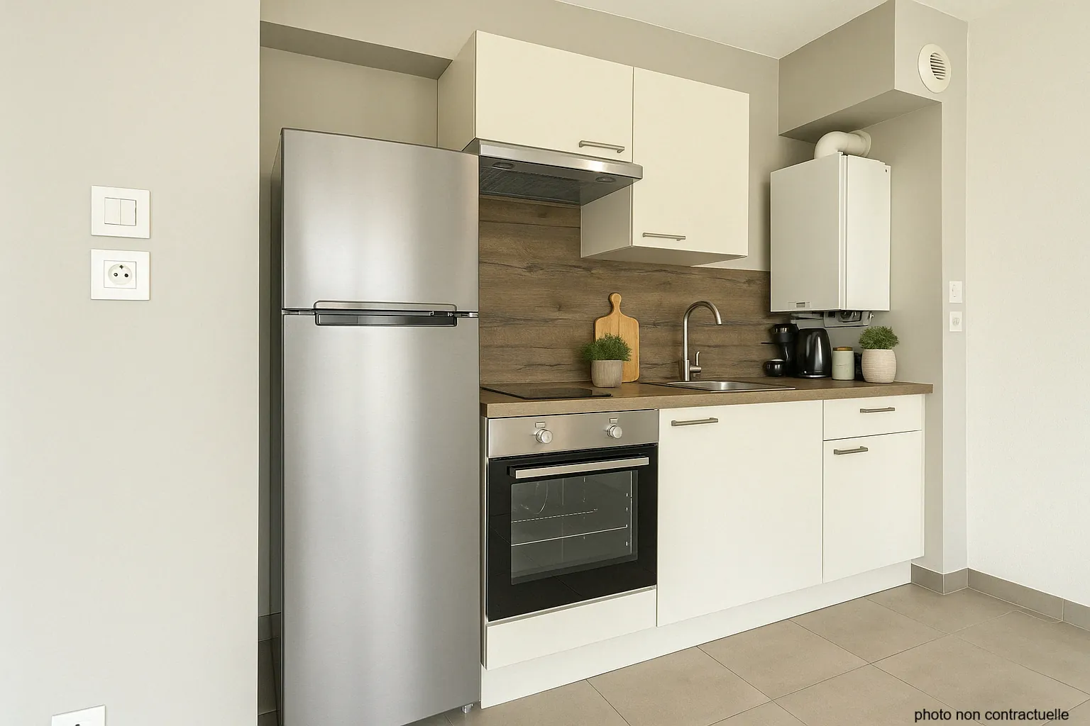 Appartement 2 pièces à Saint-Ouen-L'Aumône - Idéal investisseur avec parking 