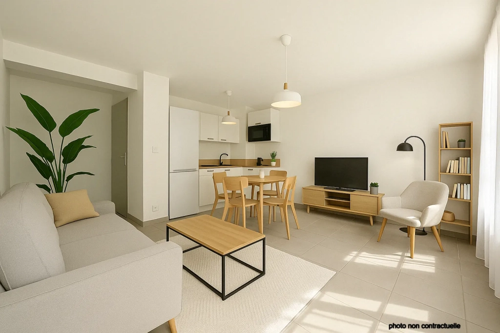 Appartement 2 pièces à Saint-Ouen-L'Aumône - Idéal investisseur avec parking