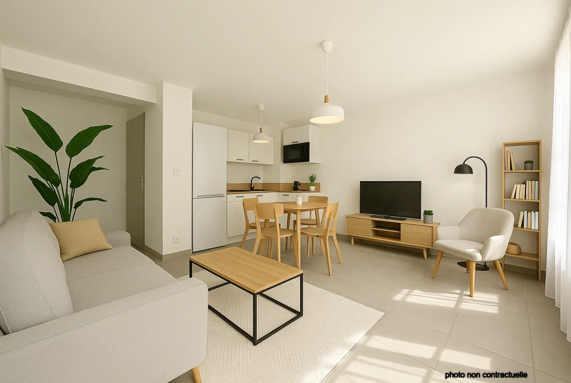 Appartement 2 pièces à Saint-Ouen-L'Aumône - Idéal investisseur avec parking 